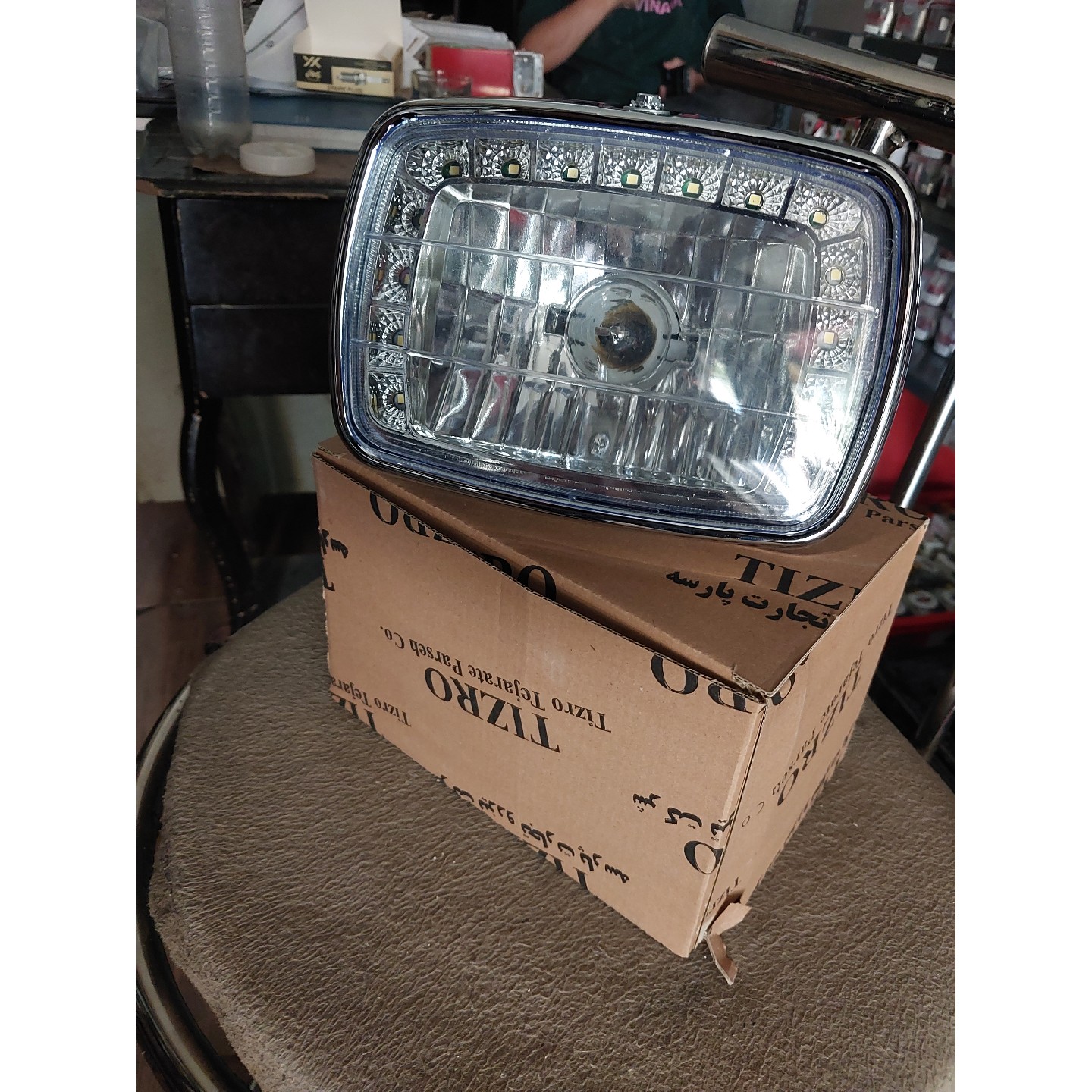 چراغ جلو 200 LED موتور سیکلت هوندا از برند تیزرو
