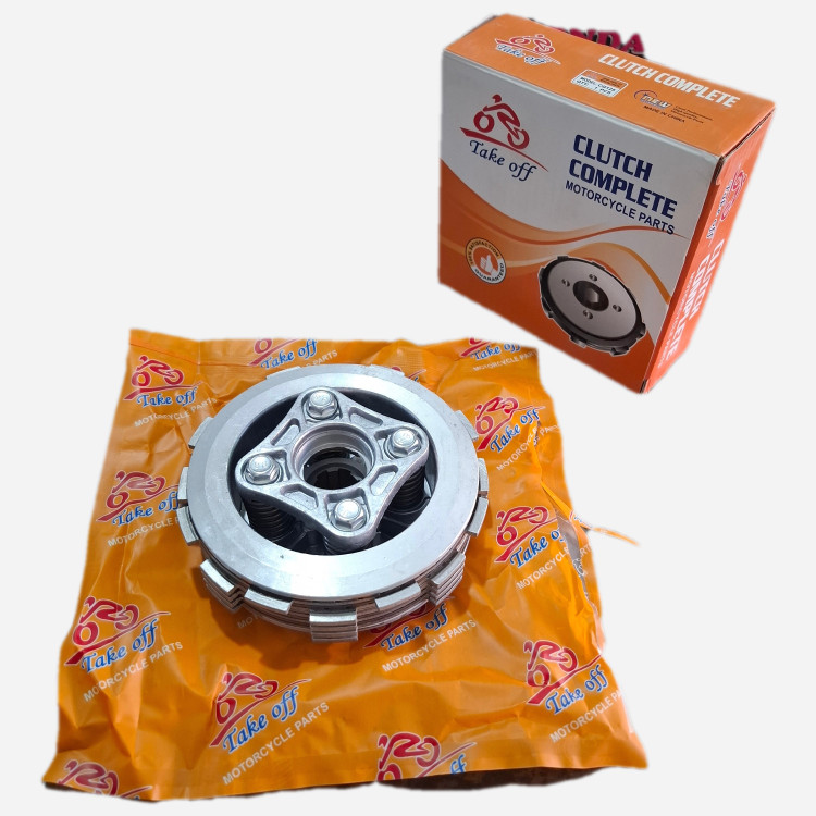 چهارشاخ کلاج 4 پیچ کامل موتورسیکلت هوندا از تیک آف